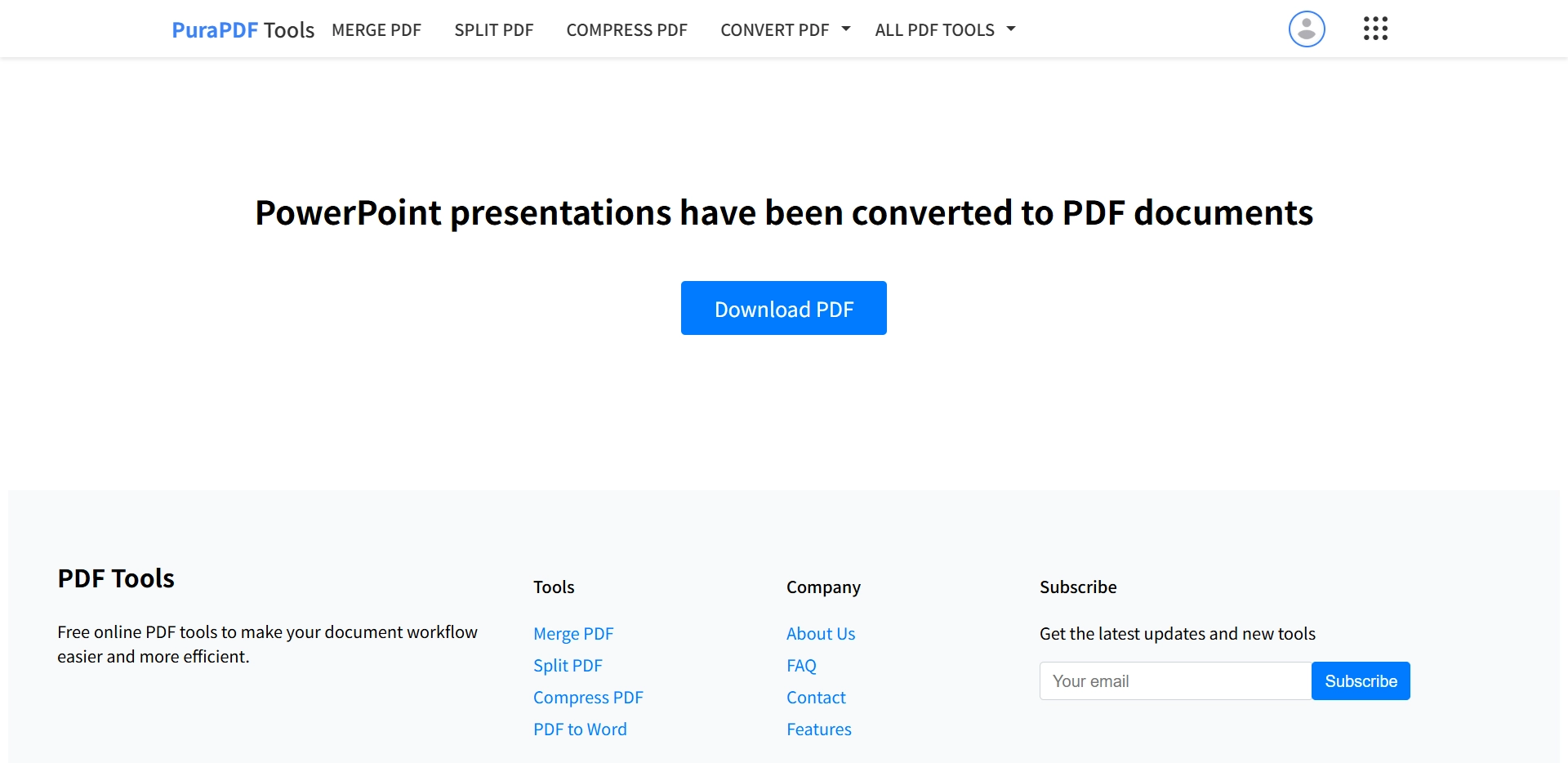 Download high quality PDF without watermark